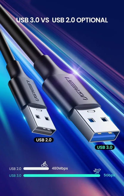 Cable Usb 3,0 A Usb-c Premium Carga Rapida Y Datos 1m Ugreen Negro