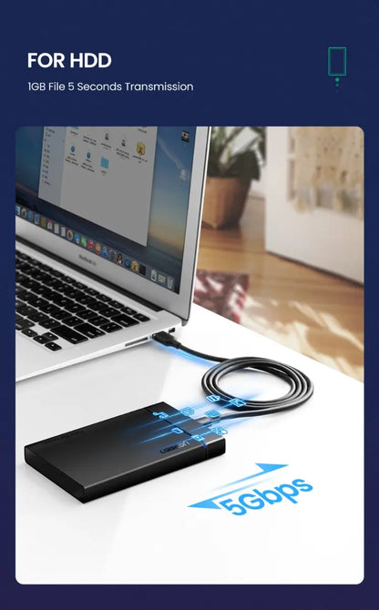 Cable Usb 3,0 A Usb-c Premium Carga Rapida Y Datos 2m Ugreen Negro