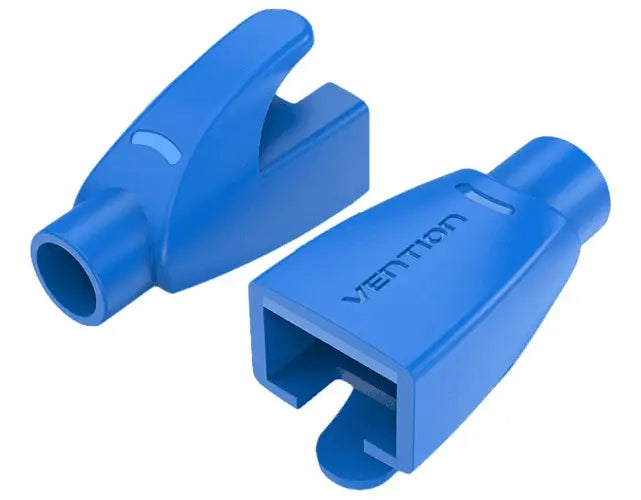 Bolsa 100 Capuchones Rj45 Fichas Cable De Red Negro Vention