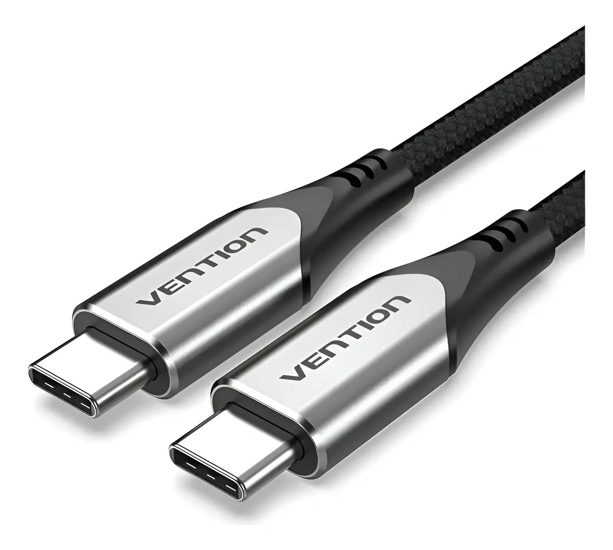 Cable Usb-c A Usb-c 3,1 Carga Rapida Y Datos 0,5m Vention Negro