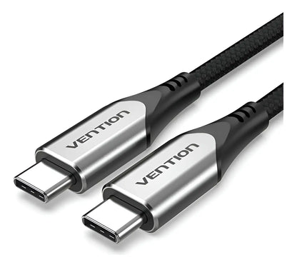 Cable Usb-c A Usb-c 3,1 Carga Rapida Y Datos 0,5m Vention Negro