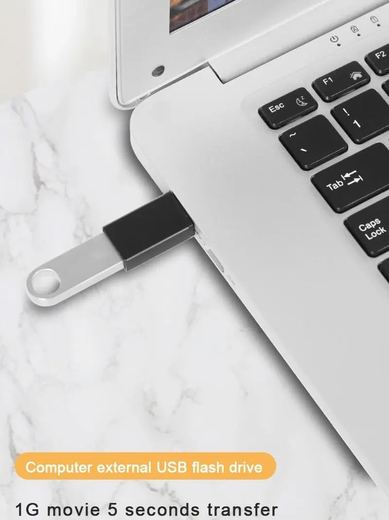 Adaptador Otg Usb 3,0 Hembra A Usb Tipo C Macho - Evox Negro