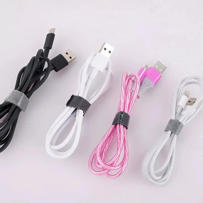 Tira Organizadora De Cable Velcro Autoadhesivo 3 Metros Evox Negro