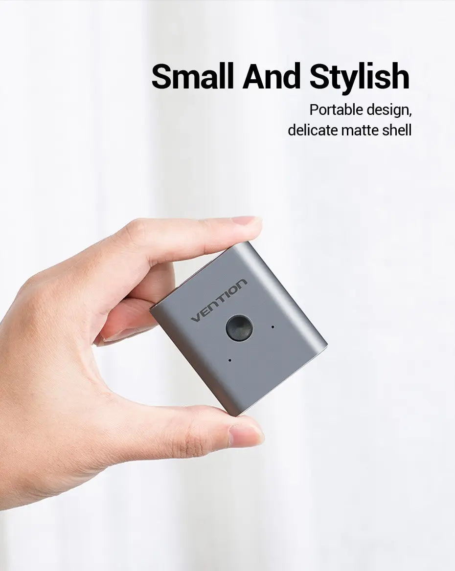 Switch Premium Hdmi 2x1 Bidireccional 4k 3d Hd Vention