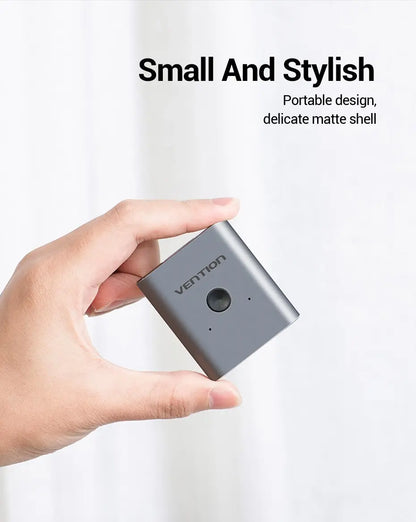 Switch Premium Hdmi 2x1 Bidireccional 4k 3d Hd Vention