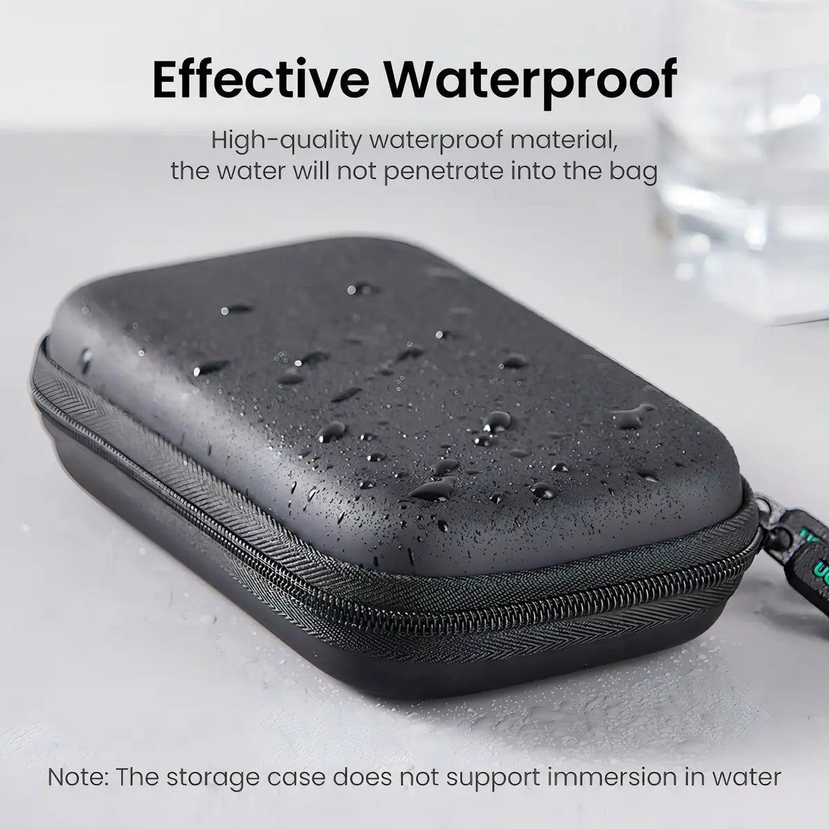 Estuche Portatil Para Disco Duro Externo Cables 3,5 Ugreen Negro