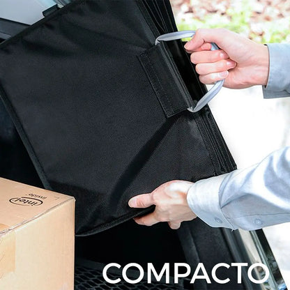 Organizador De Baul Auto Plegable Ipx5 Aluminio 55l Ugreen Liso Negro