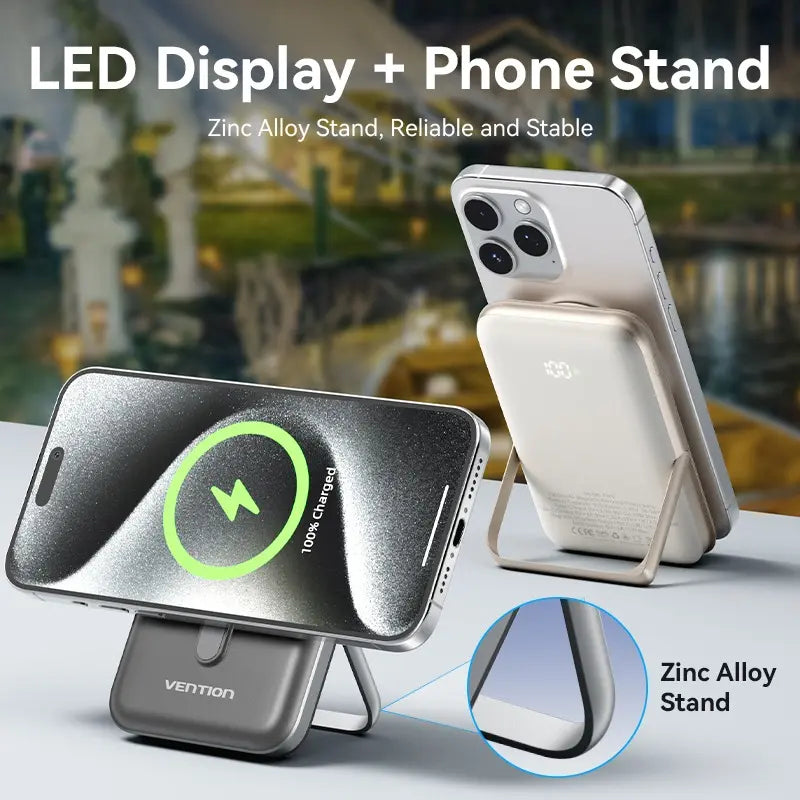 Power Bank Cargador Inalambrico Portatil 10000mah Vention