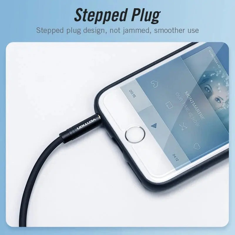 Cable Adaptador Auxiliar Para Auricular Y Microfono Vention