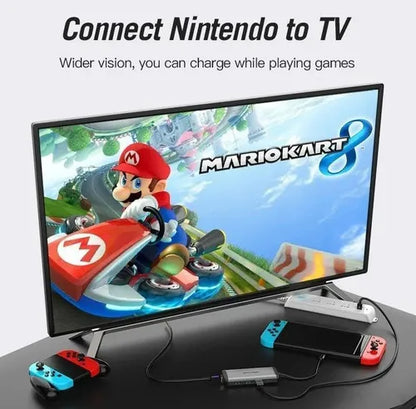 Hub Multipuerto Usb C 8 En 1 Hdmi Rj45 Usb 3,0 Sd Vention Gris