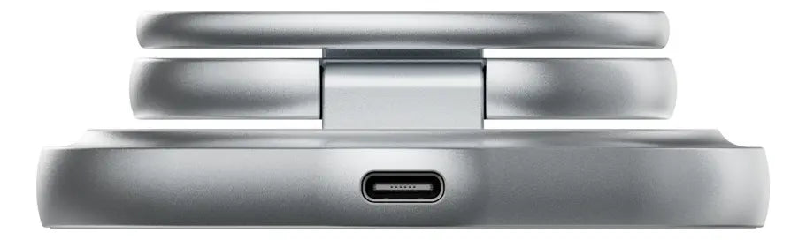 Cargador Inalámbrico 3 En 1 Qi Magsafe 15w Vention Universal Plateado