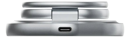 Cargador Inalámbrico 3 En 1 Qi Magsafe 15w Vention Universal Plateado