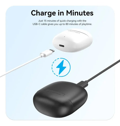 Auriculares Inalambricos Bluetooth 5,3 Ipx4 Elf E02 Vention