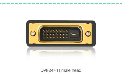 Adaptador Hdmi Hembra A Dvi 24 + 1 Macho Negro Ugreen