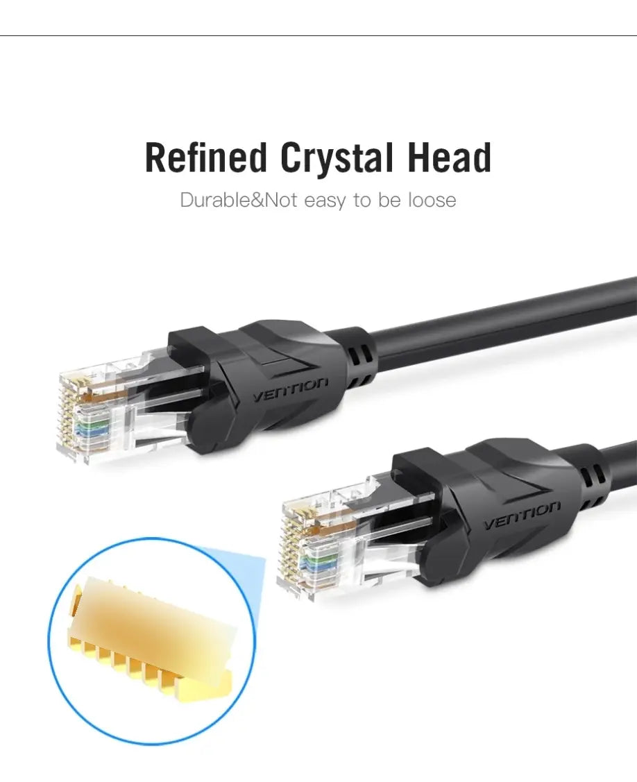 Cable De Red Cat6 Patch Cord Utp 35 Metros Gigabit Vention
