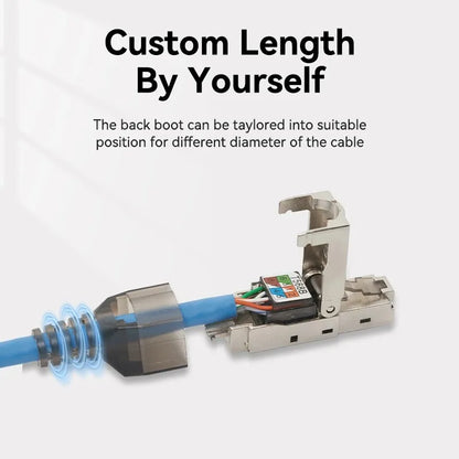 Ficha Rj45 Cat6a Jack Modular No Requier Herramienta Vention