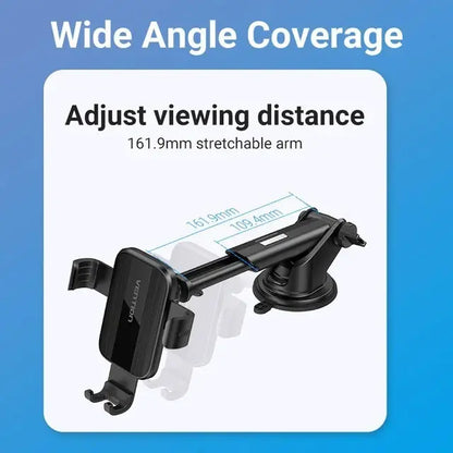 Soporte De Celular Para Auto Con Brazo Y Ventosa Vention