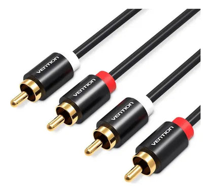 Cable De Audio 2rca A 2rca Alta Calidad Sonido 1m Vention