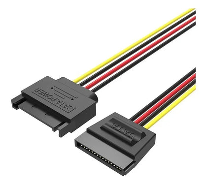 Cable Sata Power Extensor Macho A Hembra 15p 0,3 M Vention