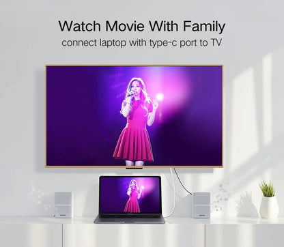 Cable De Video Usb-c A Hdmi 1,5m Blanco 4k 2k @30hz Ugreen