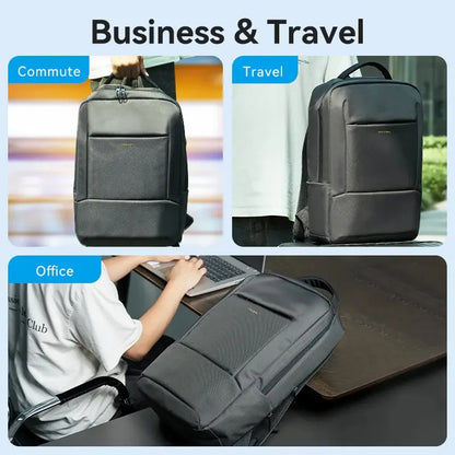 Mochila Para Notebook 15,6 Resistente Agua Ejecutiva Vention Liso Gris Oscuro