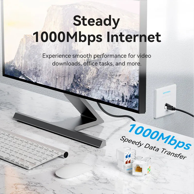 Jack Rj45 Keystone Ficha Utp Cat6 1000mb Vention