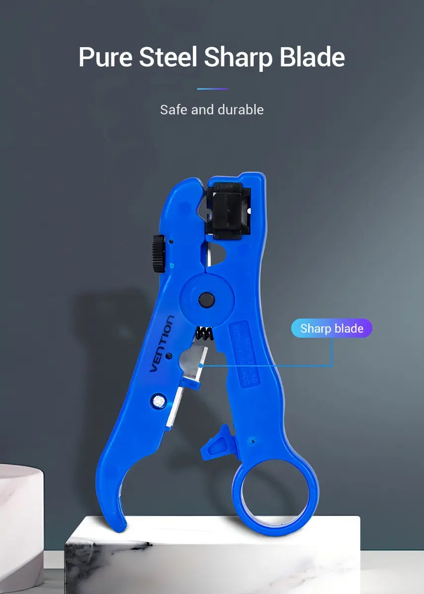 Pinza Pelacables Coaxil Rotativo Rg59 Rg6 Rg7 Rg11 Vention