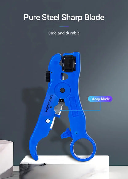 Pinza Pelacables Coaxil Rotativo Rg59 Rg6 Rg7 Rg11 Vention