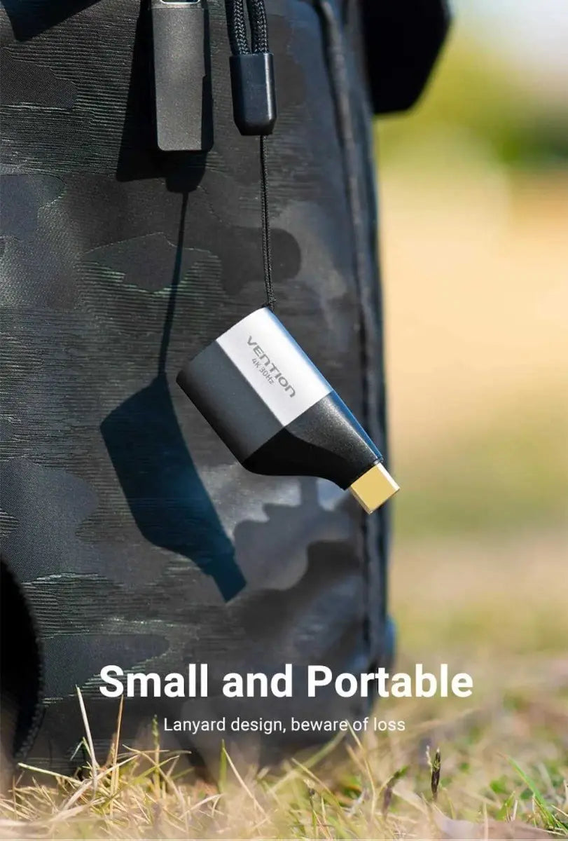 Adaptador Usb C A Hdmi Uhd 4k Para Pc Mac Celular Vention Gris