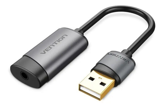 Adaptador Tarjeta Sonido Externo Usb Audio Microfono Vention