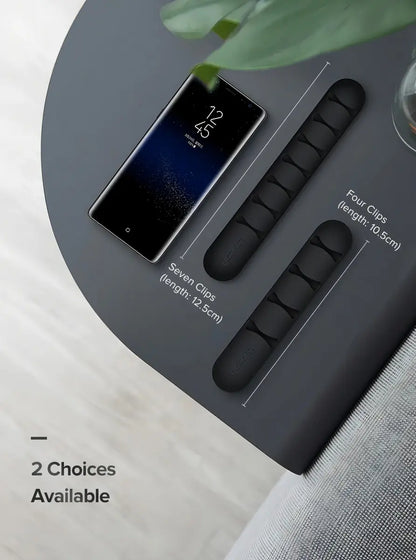 Organizador De 7 Cables Escritorio Con Adhesivo 3m Ugreen Negro