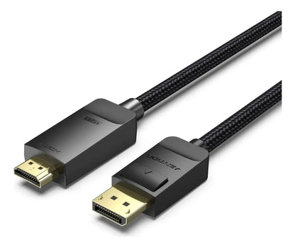 Cable Adaptador Display Port (dp) A Hdmi 2 Metros Vention