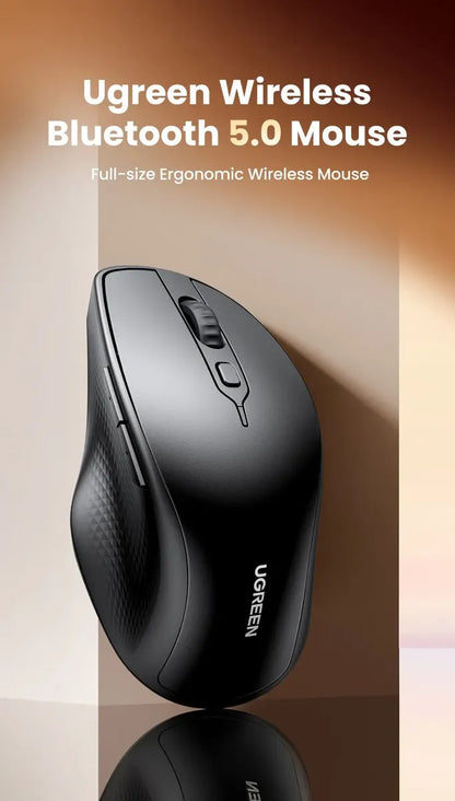 Mouse Inalambrico Bluetooth5,0 Ergonomic Usb 4000dpi Ugreen