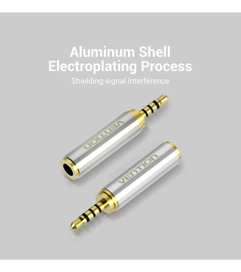 Adaptador Jack 3,5mm Hembra A 2,5mm Macho Auricular Vention