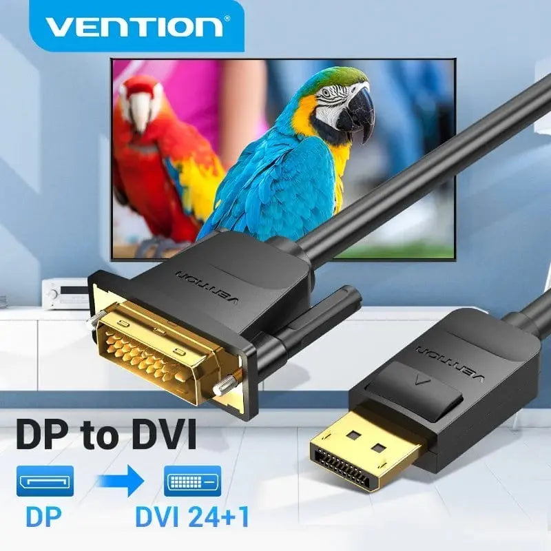 Cable Adaptador Display Port A Dvi 2 Metros Vention
