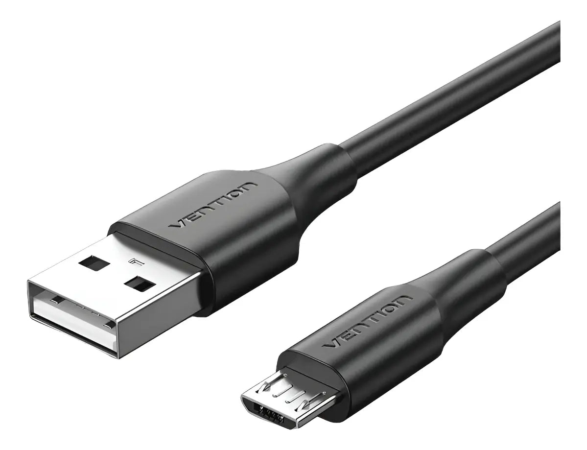 Cable Usb A Usb Micro B Carga Y Datos 2a 1,5m Vention Negro