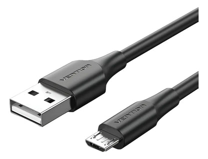 Cable Usb A Usb Micro B Carga Y Datos 2a 1,5m Vention Negro