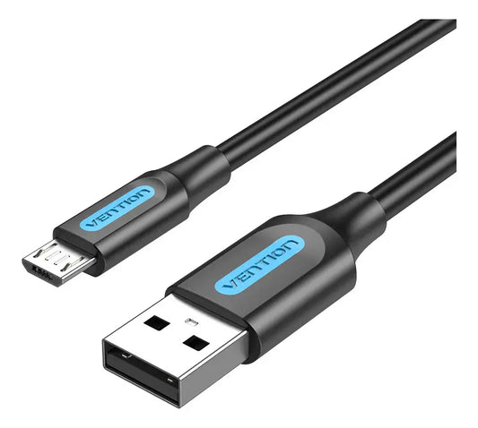 Cable Vention Usb 2,0 A Macho A Micro-b Macho 3a Negro