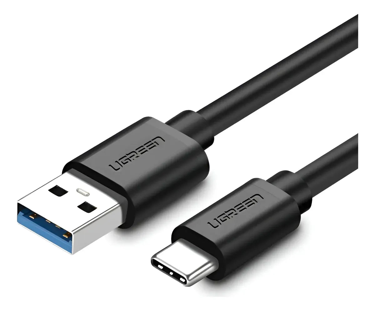 Cable Usb 3,0 A Usb-c Premium Carga Rapida Y Datos 2m Ugreen Negro