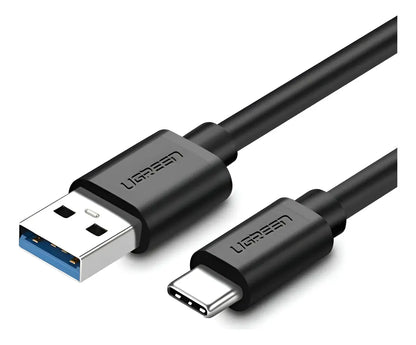 Cable Usb 3,0 A Usb-c Premium Carga Rapida Y Datos 2m Ugreen Negro