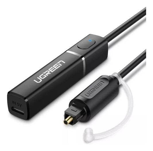 Emisor Transmisor Bluetooth 5,0 Cable Optico Audio Ugreen
