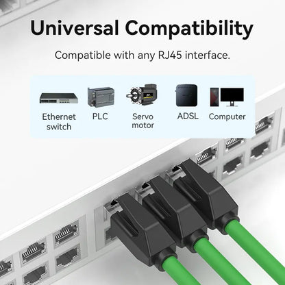 Cable De Red Cat6a Rj45 Sftp 10gbps 0,3 Metros Vention