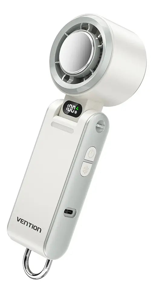 Ventilador Portátil Con Refrigeracion Plegable Usb C Vention Blanco