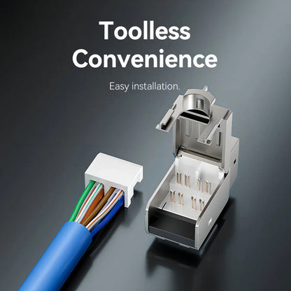 Ficha Jack Rj45 Keystone Utp Cat7 10gbps Vention