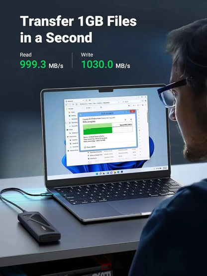 Carry Disk Usb 3,2 Gen2 M,2 Nvme Ssd 10gbps Ugreen Negro