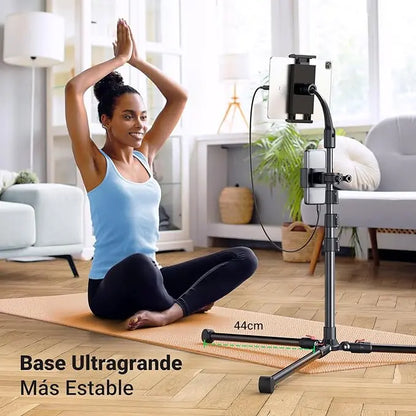 Soporte Tripode 2 En 1 Para Tablet Celular 170cm 360° Ugreen Negro