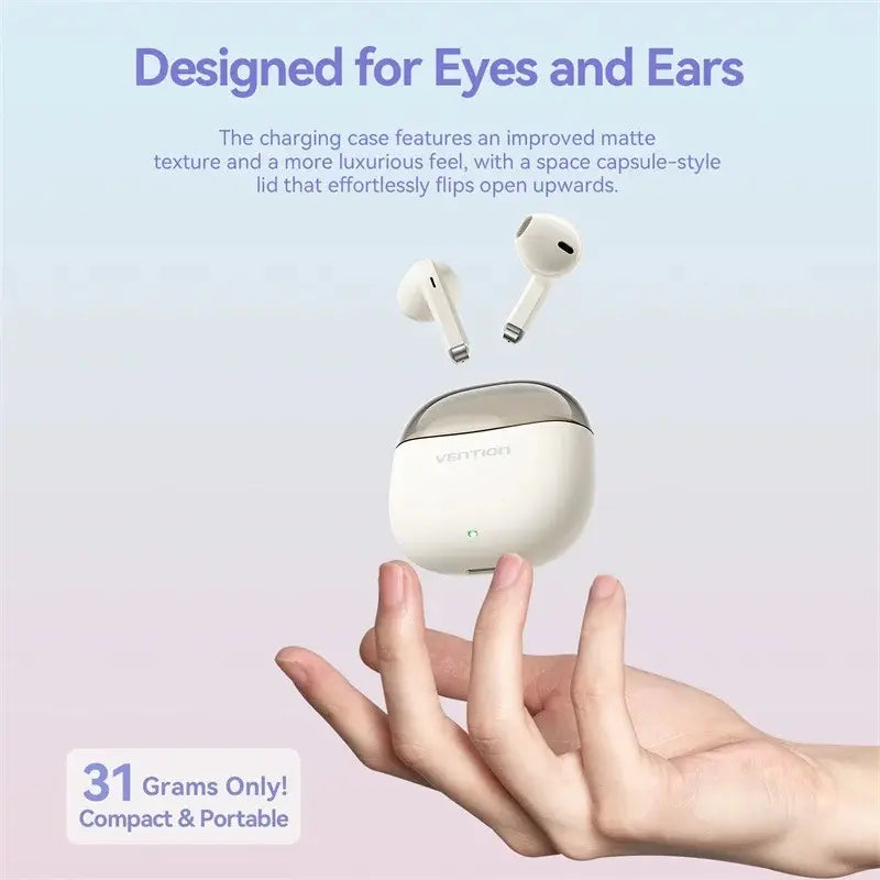 Auriculares Inalambricos Bluetooth 5,3 In-ear Vention Blanco