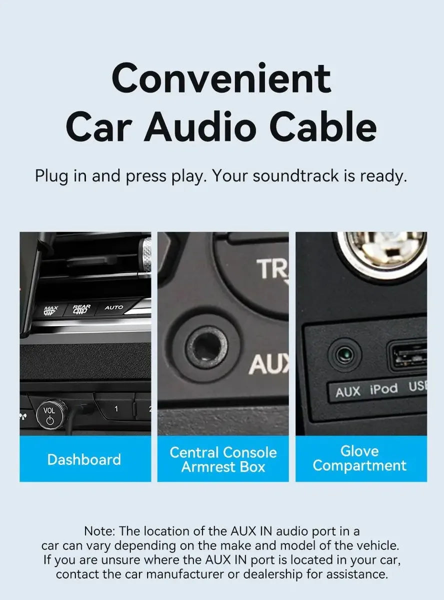 Cable Audio Auxiliar Mini Plug 3,5 Mm 1 M Aluminio Vention