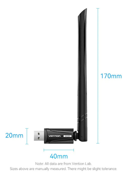 Adaptador Antena Wifi Usb Receptor Inalambrico Vention Kdvb0