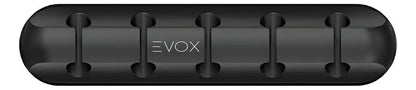 Organizador De 5 Cables Escritorio Con Adhesivo 3m Vention Phantom Black